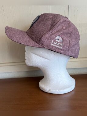 Travis Mathew Makai Princeville Golf Mauve SnapBack Cap One Size Solid Casual